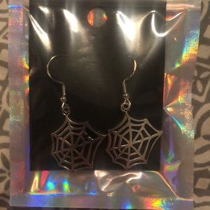 Spider Web Earrings